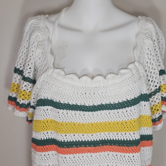 Torrid Multicolor Striped Knit Blouse - Picture 5 of 8